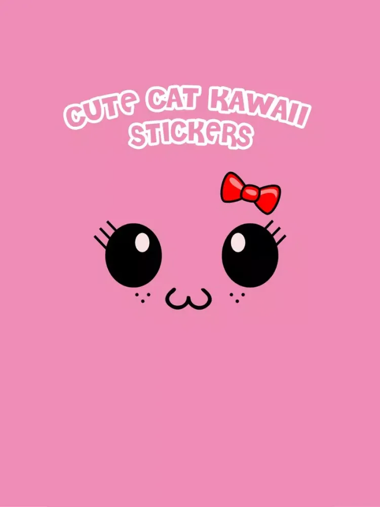 Cute Cat Kawaii Stickers iPad 應用截圖