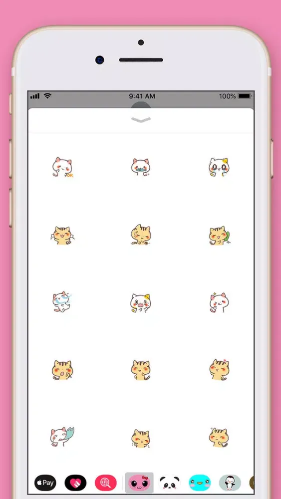 Cute Cat Kawaii Stickers應用截圖