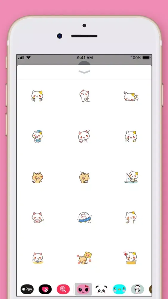 Cute Cat Kawaii Stickers應用截圖