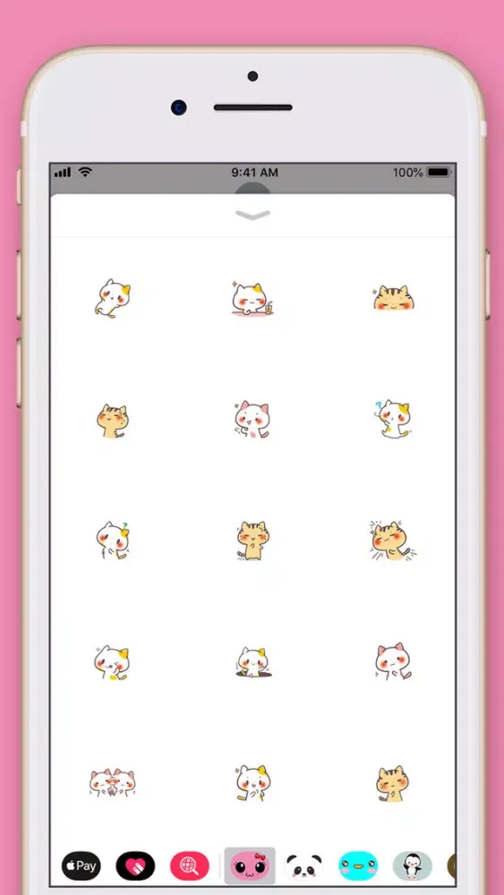 Cute Cat Kawaii Stickers應用截圖