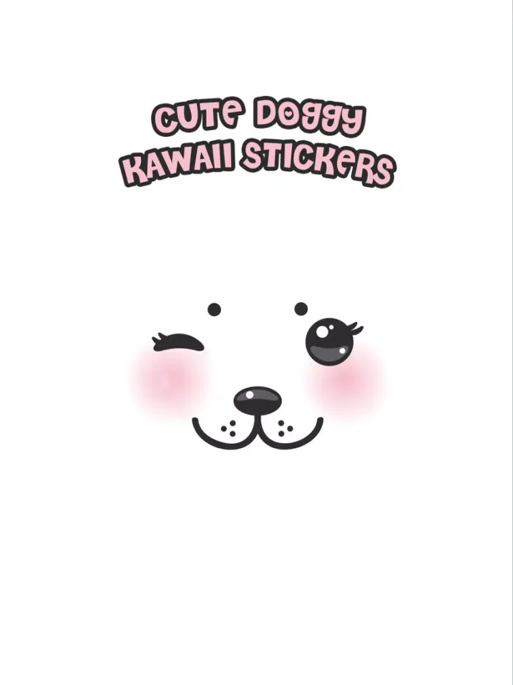 Capturas de pantalla de Cute Doggy Kawaii Stickers iPad 