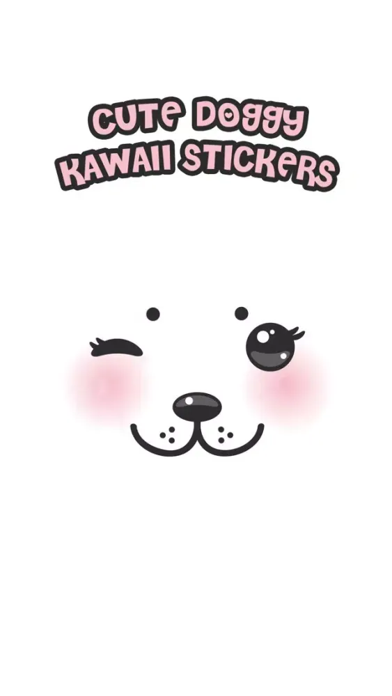 Capturas de pantalla de Cute Doggy Kawaii Stickers