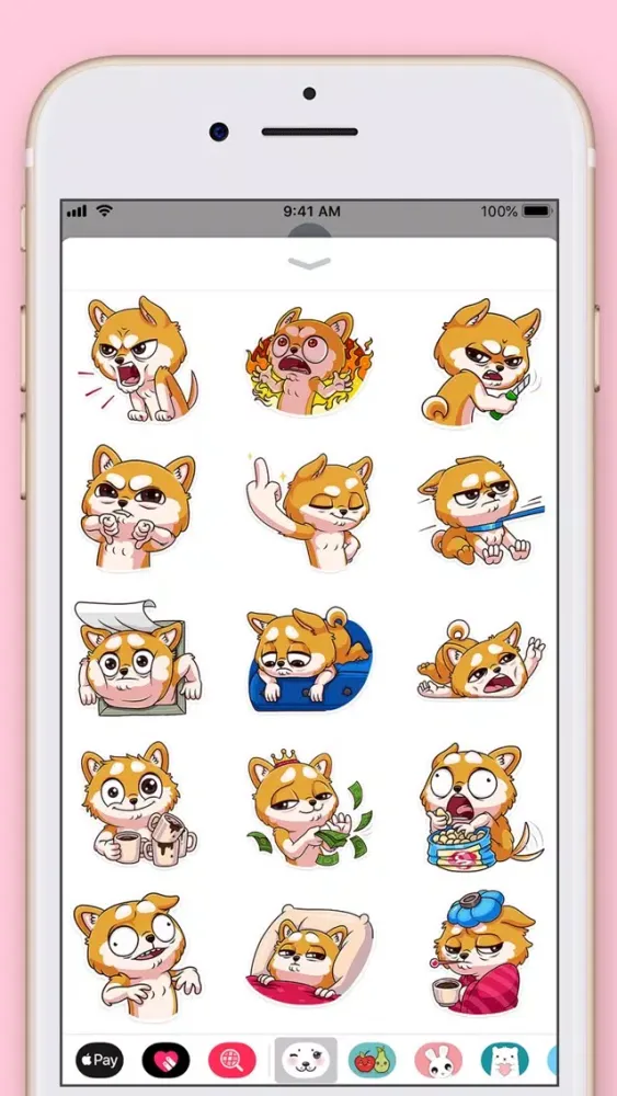 Capturas de pantalla de Cute Doggy Kawaii Stickers