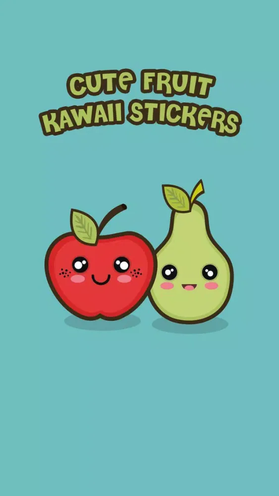 Cute Fruit Kawaii Stickers Screenshots