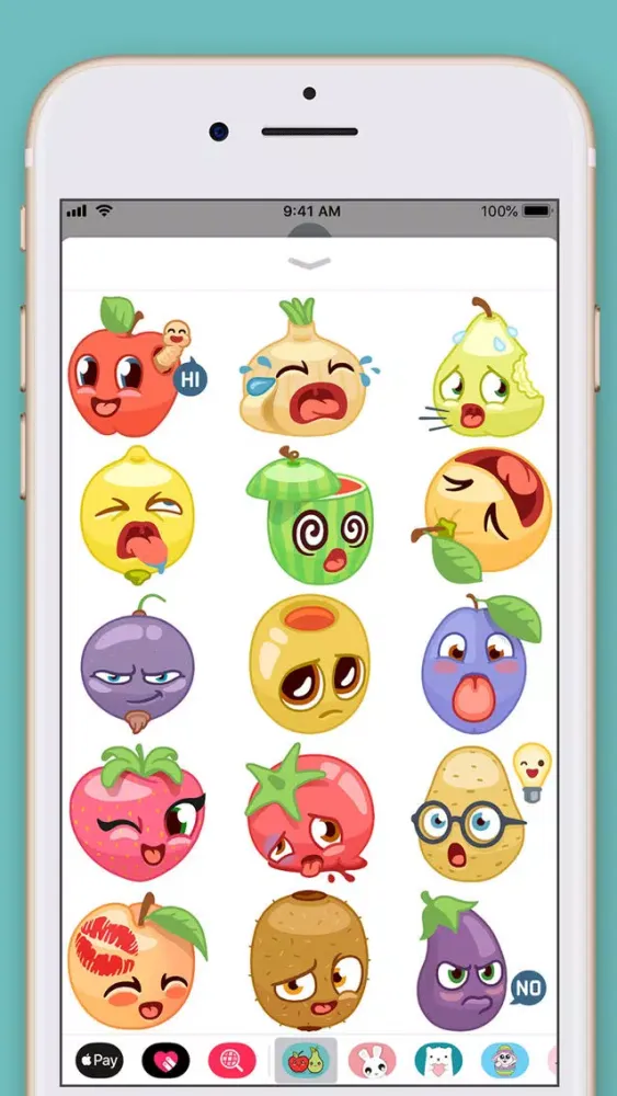 Cute Fruit Kawaii Stickers Screenshots
