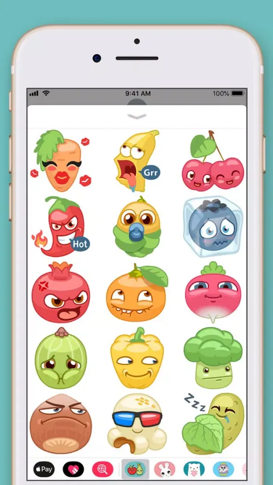 Cute Fruit Kawaii Stickers Screenshots