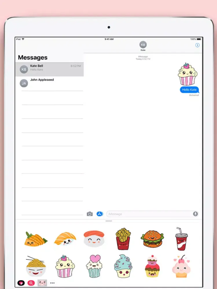 Captures d'écran de Cute Kawaii Stickers iPad 