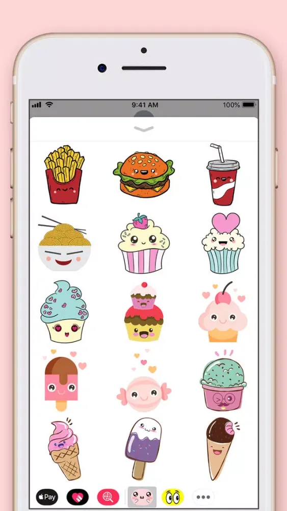Captures d'écran de Cute Kawaii Stickers