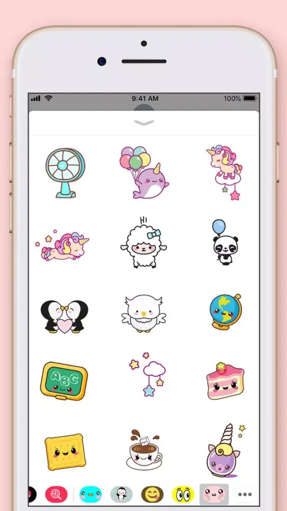 Captures d'écran de Cute Kawaii Stickers
