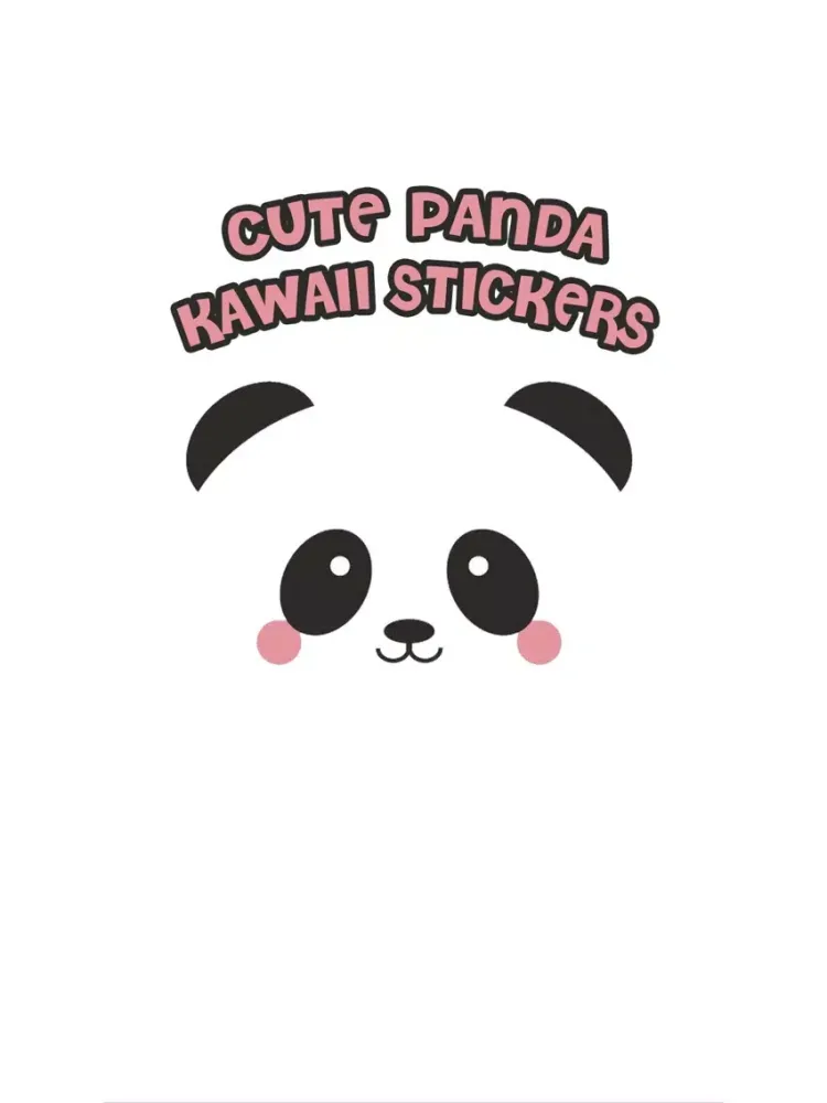 Tangkapan layar Cute Panda Kawaii Stickers iPad 