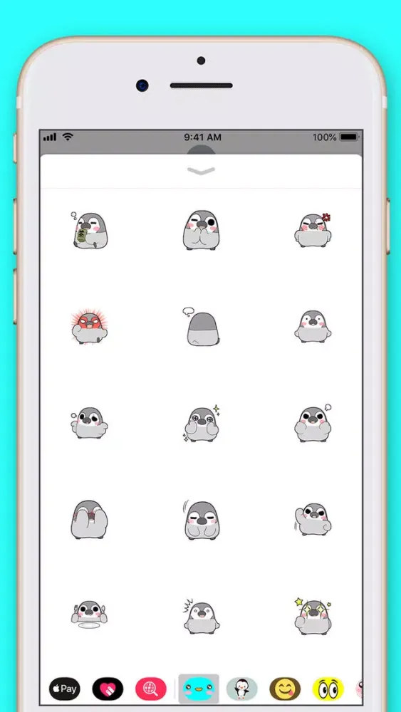 تصاویر Cute Penguin Kawaii Stickers