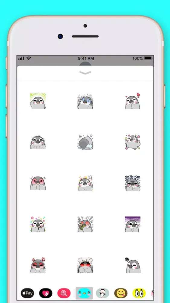 تصاویر Cute Penguin Kawaii Stickers