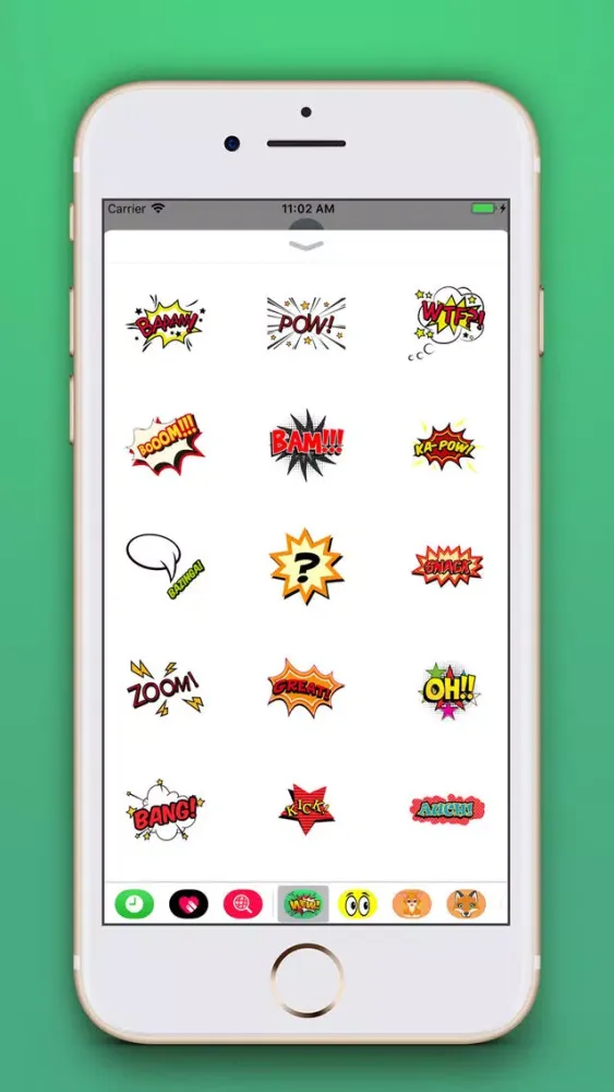 Funny Comic Stickers Pro 스크린샷