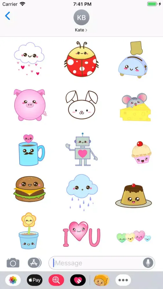 iKawaii - Animated Stickers应用截图