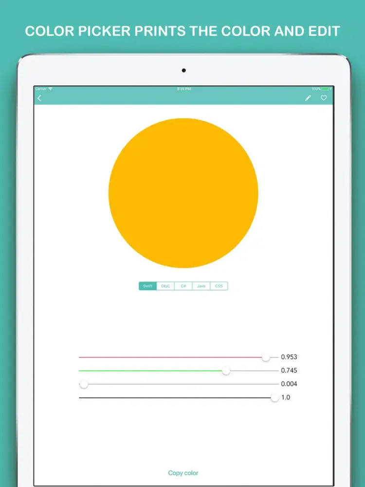 Capturas de pantalla de PickColor - Image Color Picker iPad 