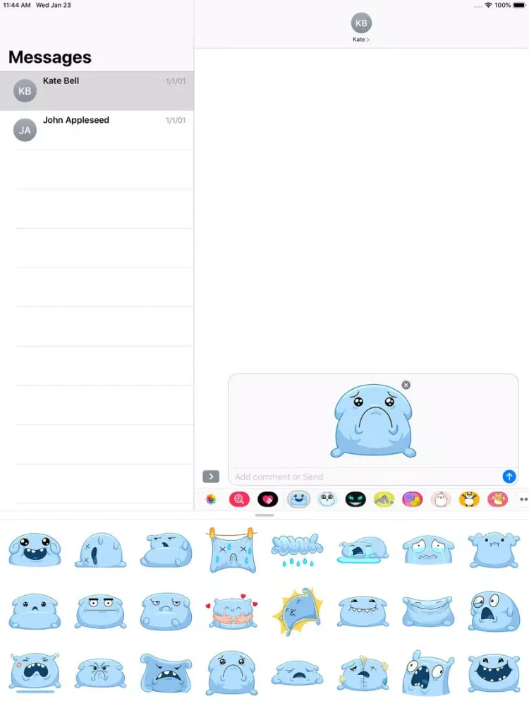 Captures d'écran de Pillow Stickers iPad 