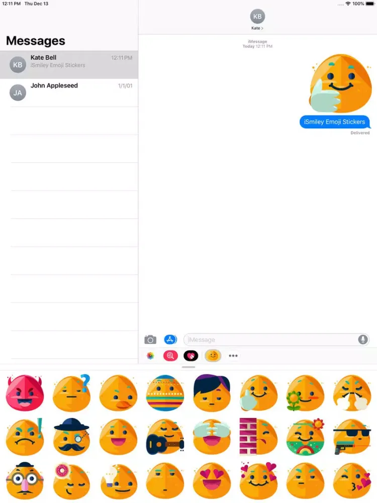 Скриншоты iSmiley Emoji Stickers iPad 