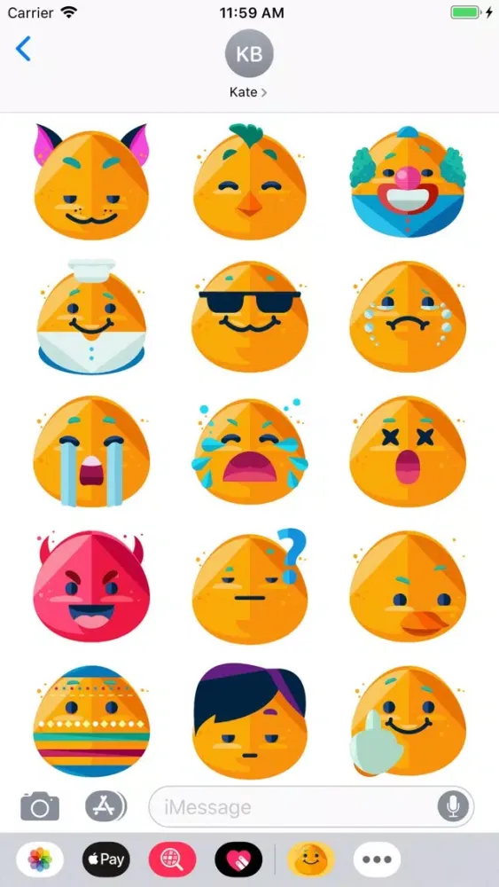 Скриншоты iSmiley Emoji Stickers