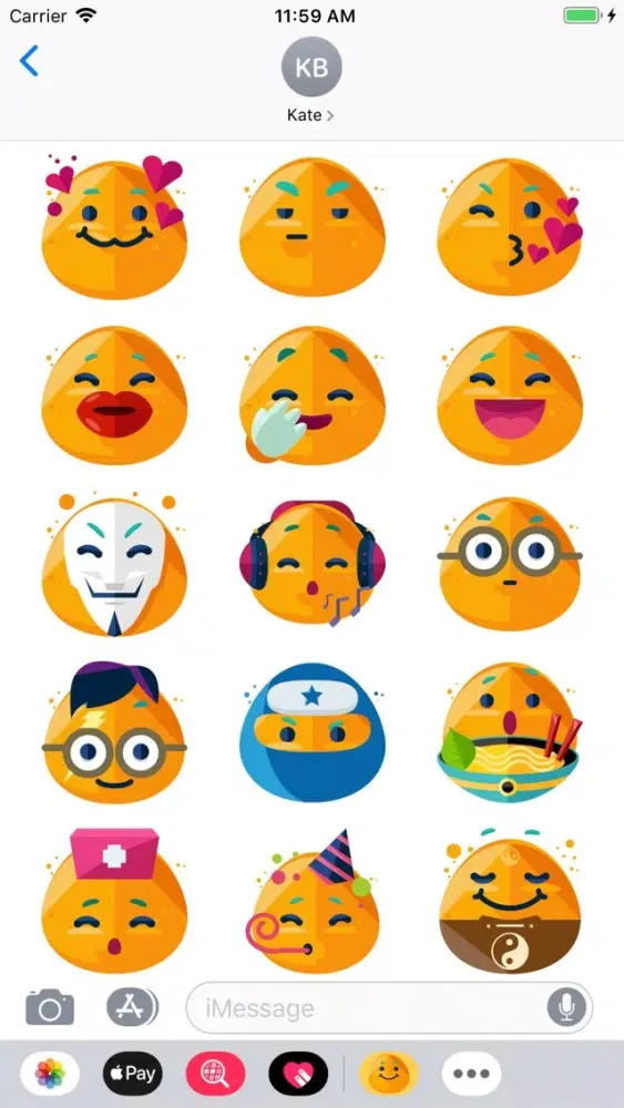 Скриншоты iSmiley Emoji Stickers