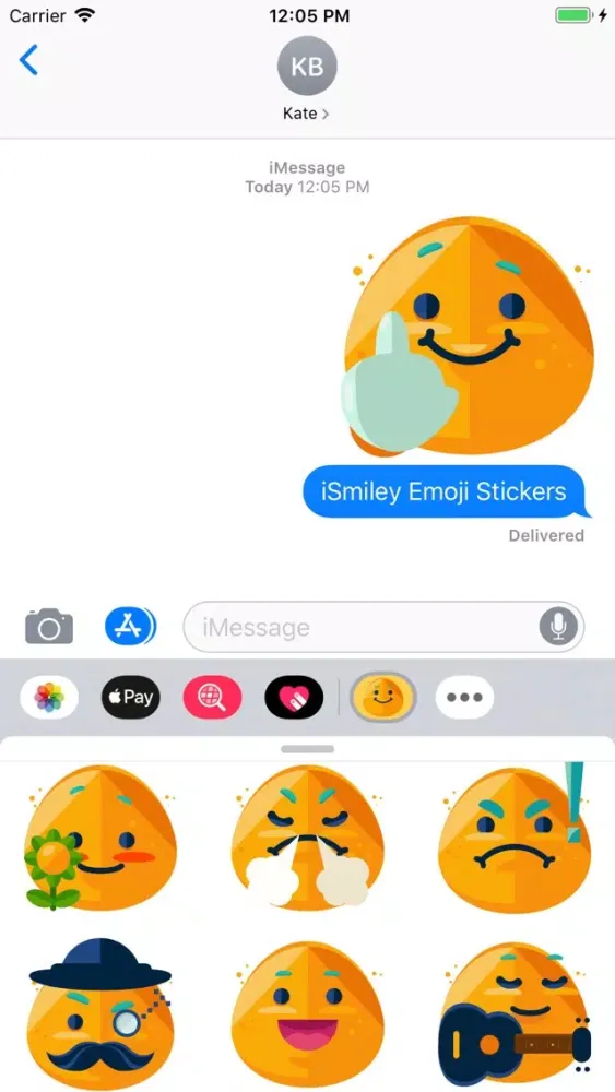 Скриншоты iSmiley Emoji Stickers
