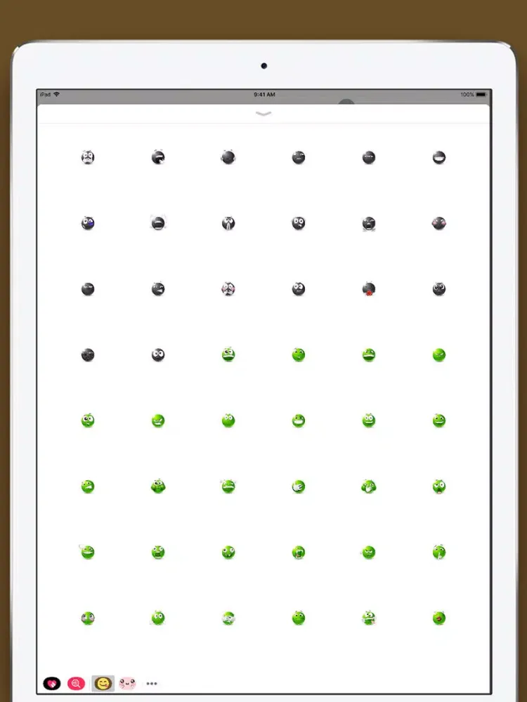 Ảnh chụp màn hình của Smiley Face Emoji Stickers iPad 