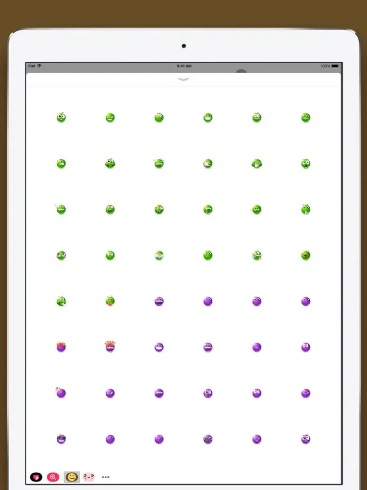 Ảnh chụp màn hình của Smiley Face Emoji Stickers iPad 