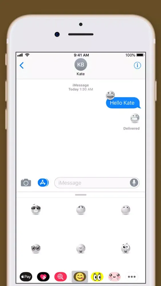 Ảnh chụp màn hình của Smiley Face Emoji Stickers