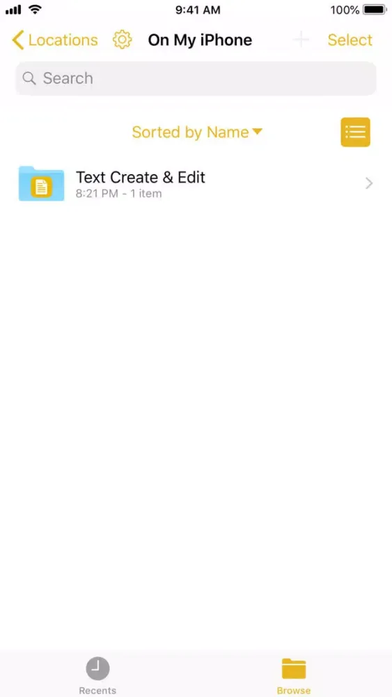 Text Create & Edit Screenshots