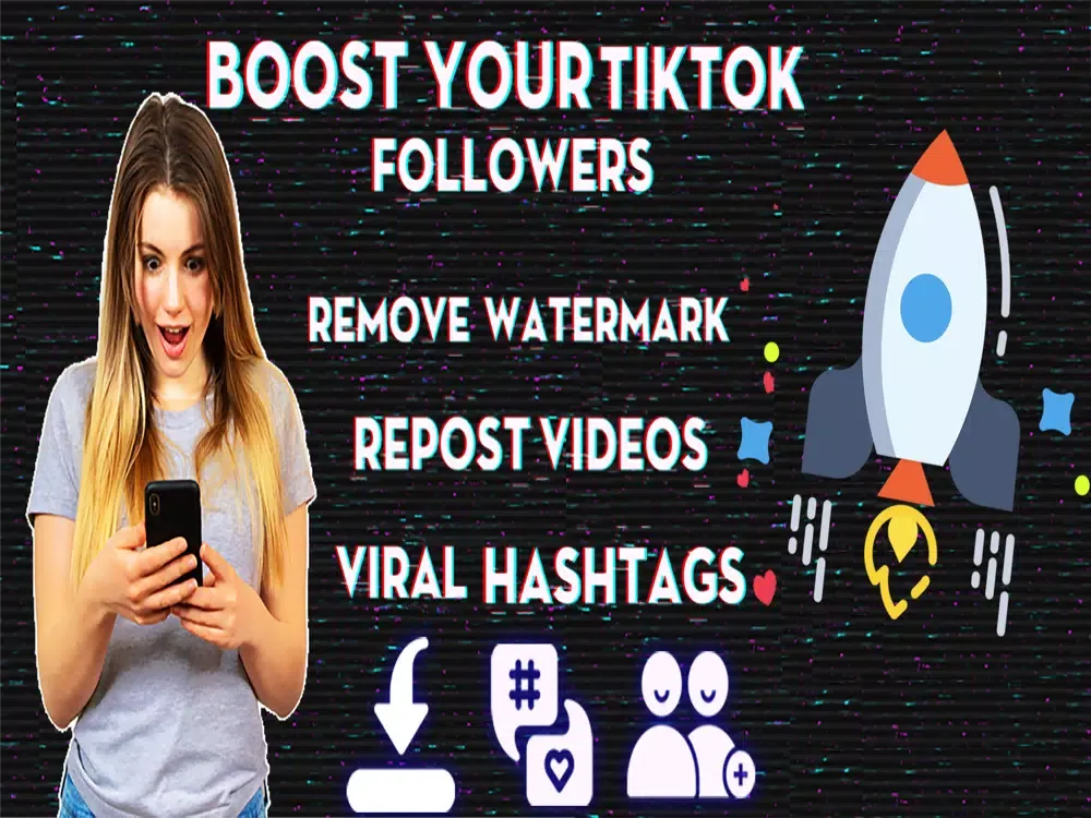 Followers & Repost for TikTok iPad Screenshots