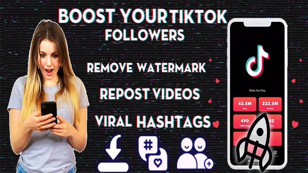 Followers & Repost for TikTok Screenshots