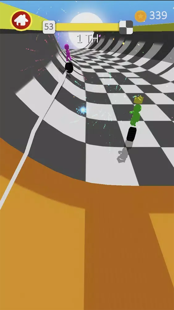 Captures d'écran de Ultimate Fall Race 3d !