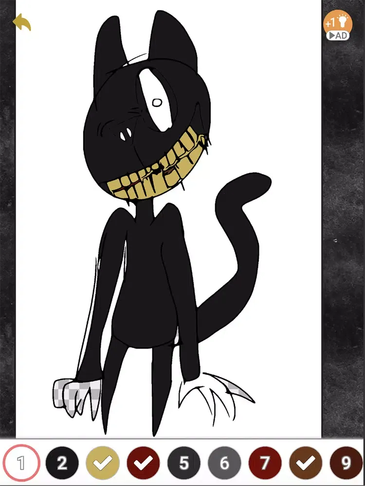 Coloring cartoon cat Fanart ! iPad  Screenshots