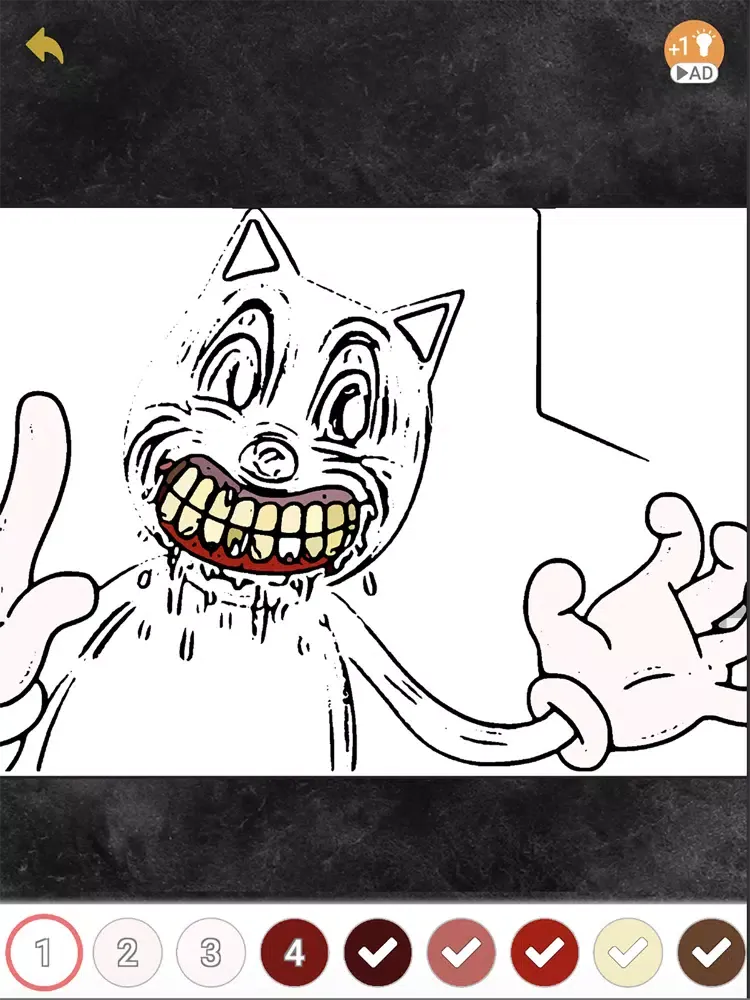Coloring cartoon cat Fanart ! iPad  Screenshots