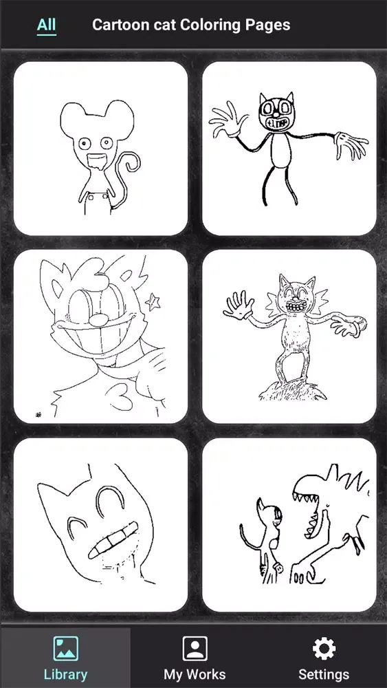 Coloring cartoon cat Fanart ! Screenshots