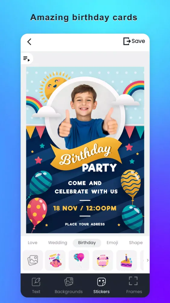 Name On Pics, invitation maker应用截图
