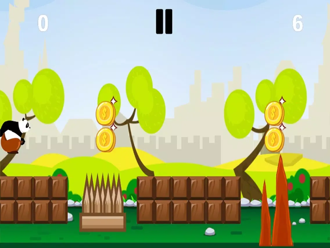 Zrzuty ekranu Jungle Panda castle Run iPad 