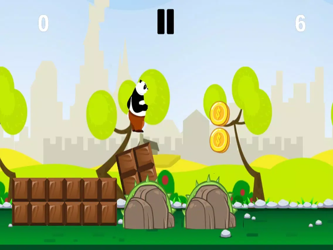 Zrzuty ekranu Jungle Panda castle Run iPad 