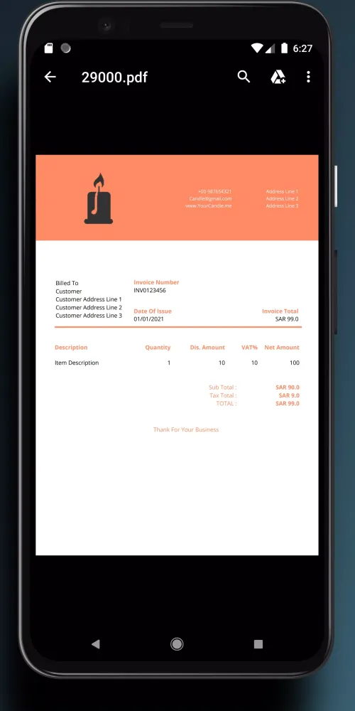 Candle Calculator स्क्रीनशॉट