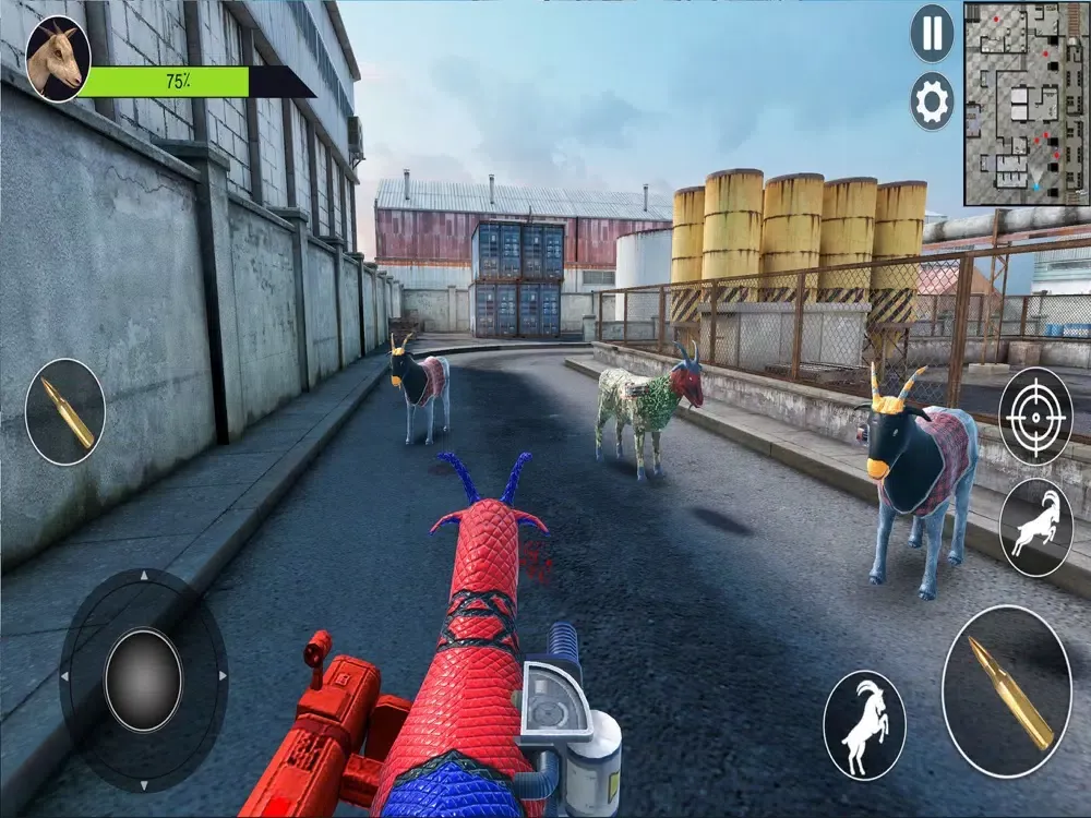 Capturas de tela do Goat Team Death Match Shooting iPad 
