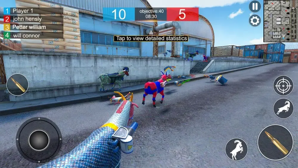 Capturas de tela do Goat Team Death Match Shooting