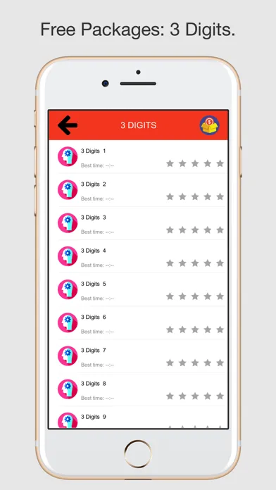 Tangkapan layar iSearch Numbers