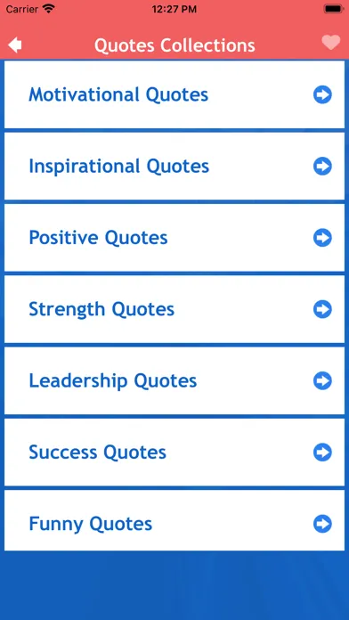Tangkapan layar Motivational Quotes Notifier