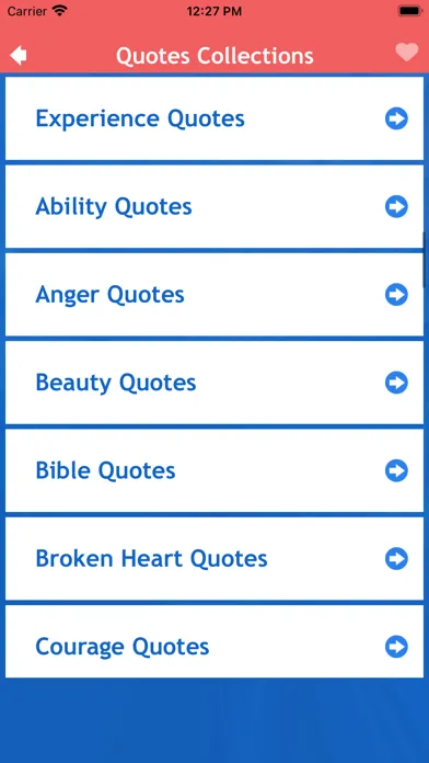 Tangkapan layar Motivational Quotes Notifier