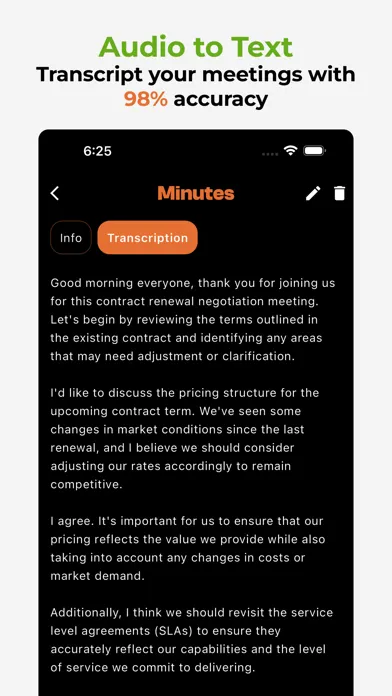 Minutes: Record Audio Meetings应用截图