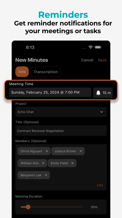 Minutes: Record Audio Meetings应用截图