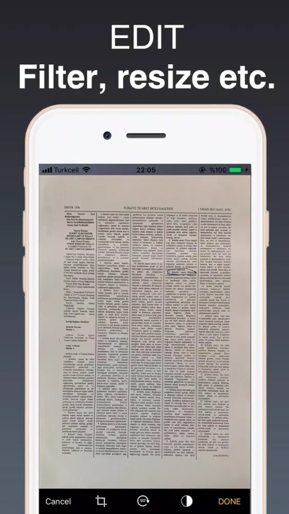 Tangkapan layar PDF Scanner & File Converter