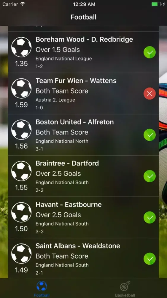 Capturas de tela do VIP Betting Tips Football Tips