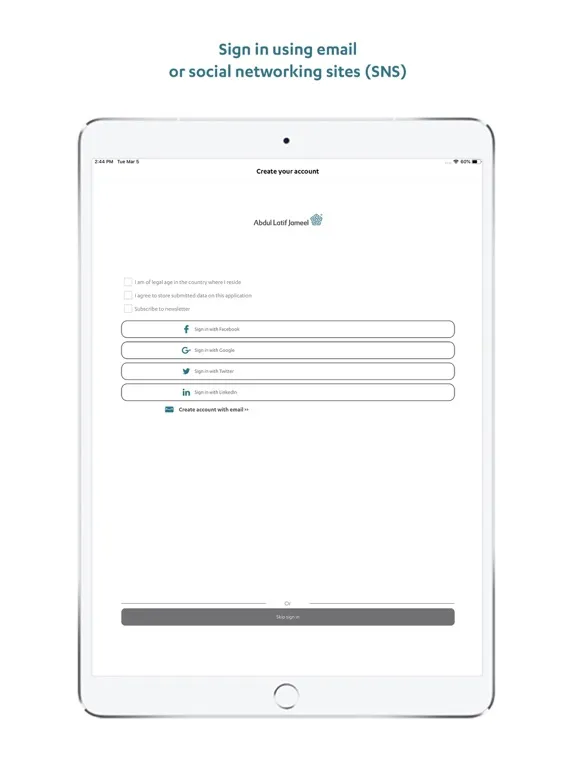 Zrzuty ekranu ALJ Insights iPad 