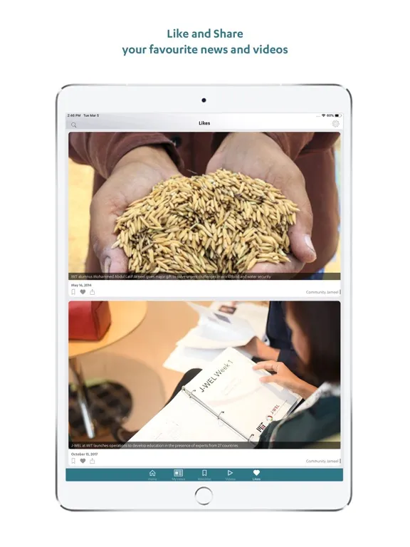 Zrzuty ekranu ALJ Insights iPad 