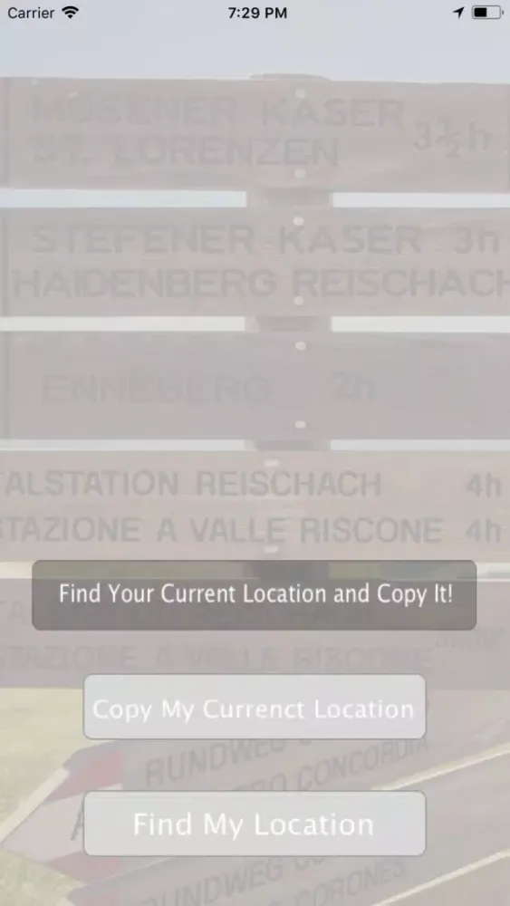 Ảnh chụp màn hình của Find My Address Instantly